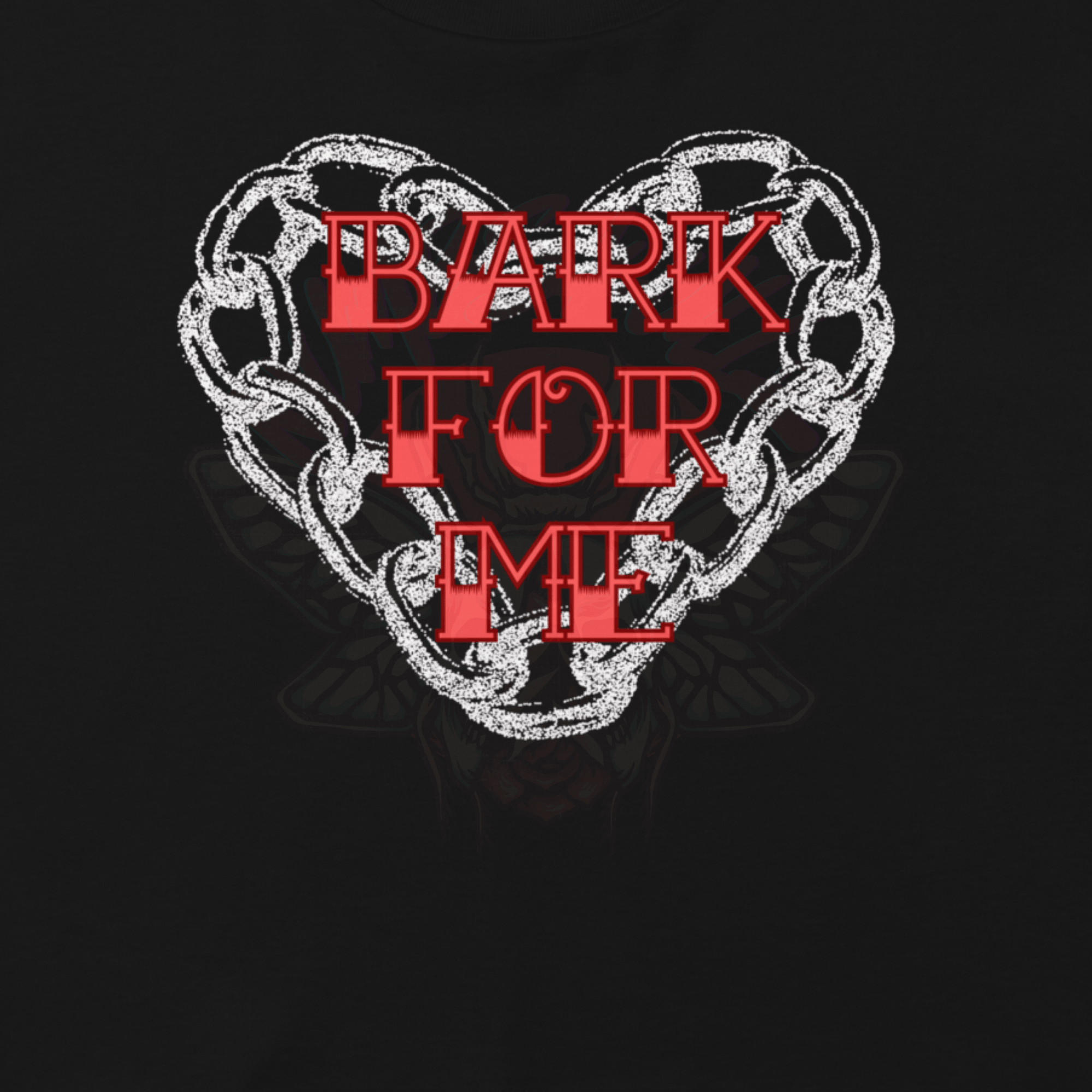Bark for Me - Relaxed Fit Crop Top-animal-BDSM-men's shirts-NumbskullzKC