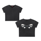 Bat Back - Crop Top - cropped - shirt - Short Sleeve - NumbskullzKC