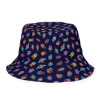 Beetlemania - Reversible Bucket Hat - beach - Bucket Hat - hats - Numbskullz