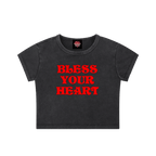 Bless Your Heart - Crop Top - cropped - shirt - Short Sleeve - NumbskullzKC