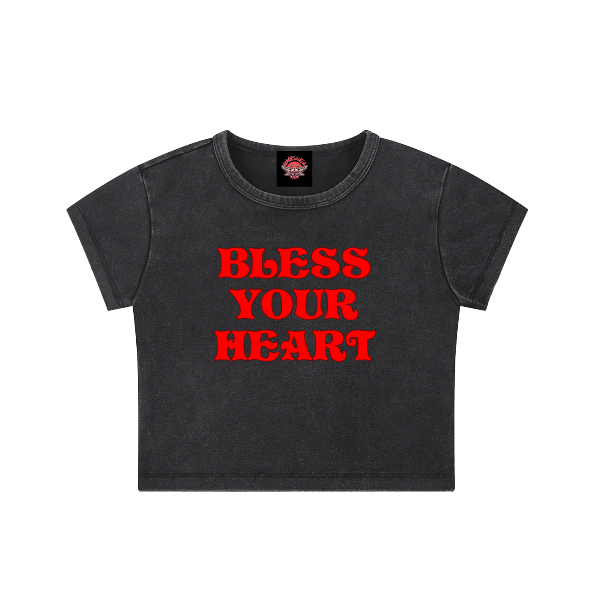 Bless Your Heart - Crop Top - cropped - shirt - Short Sleeve - NumbskullzKC