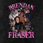 Brendan Fraser Icon - Oversized T-Shirt - 90s - film - men's shirts - NumbskullzKC