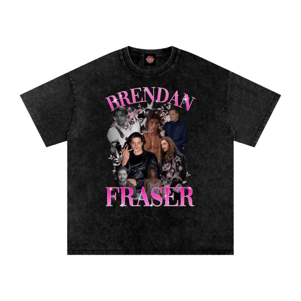 Brendan Fraser Icon - Oversized T-Shirt - 90s - film - men's shirts - NumbskullzKC