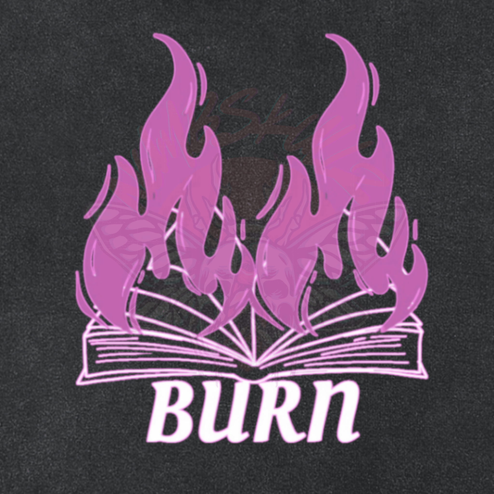 Burn Book - Snow Washed Crop Top-2000s-booklovers-cropped-NumbskullzKC