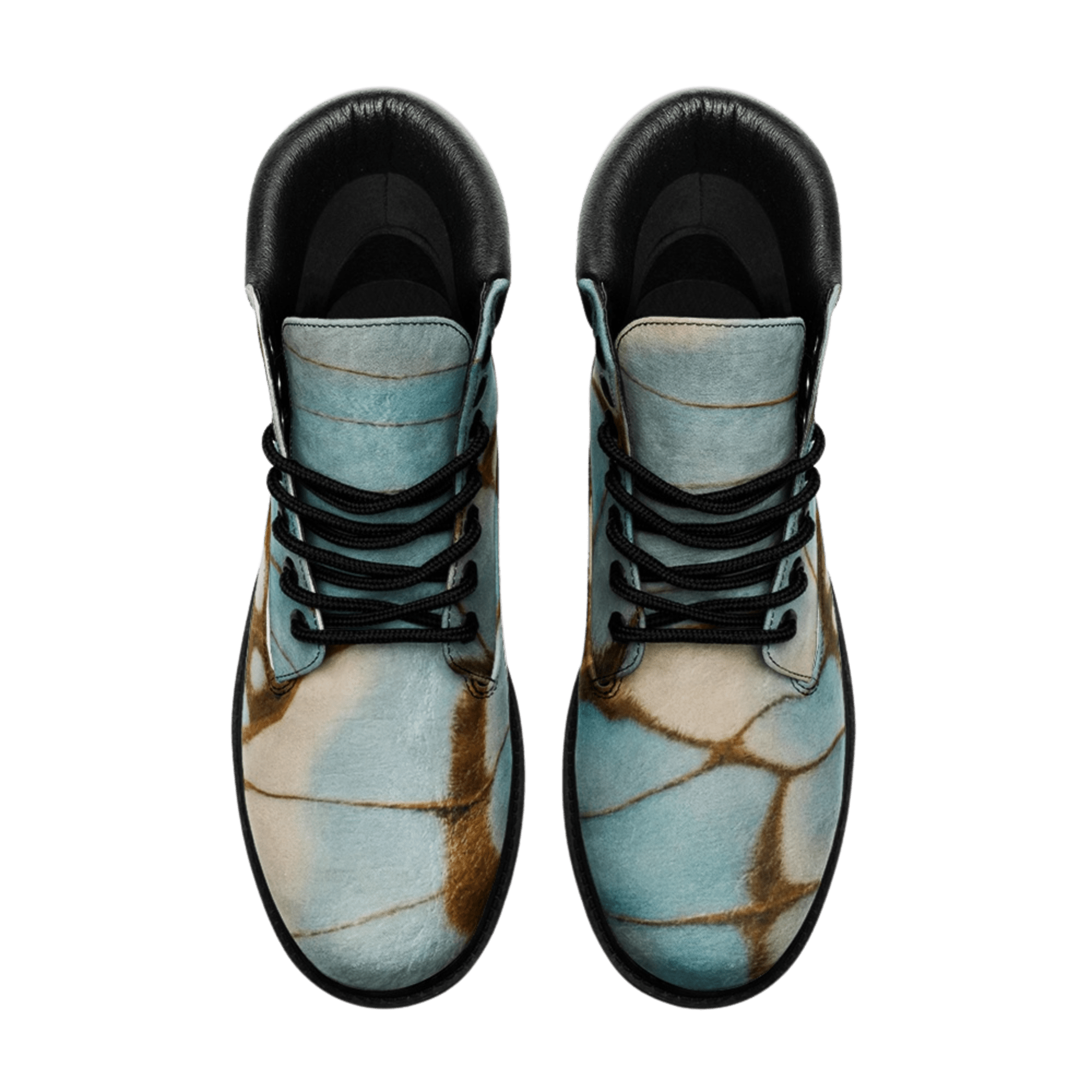 Butterfly in the Sky - Chukka Boots-animal-boots-butterfly-NumbskullzKC
