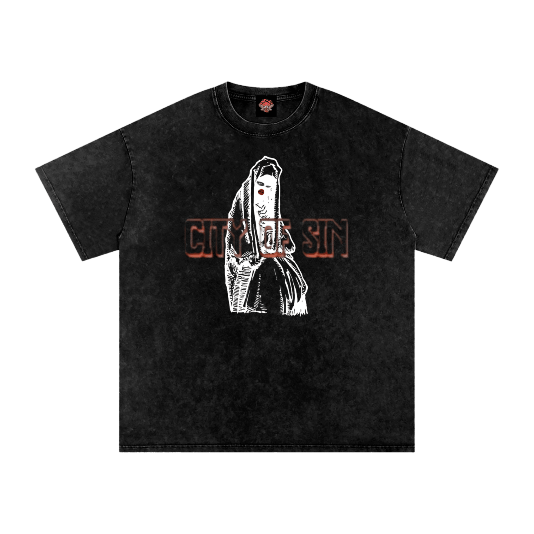 City of Sin - Oversized T-Shirt - gothic - men's shirts - Numbskullz - Numbskullz