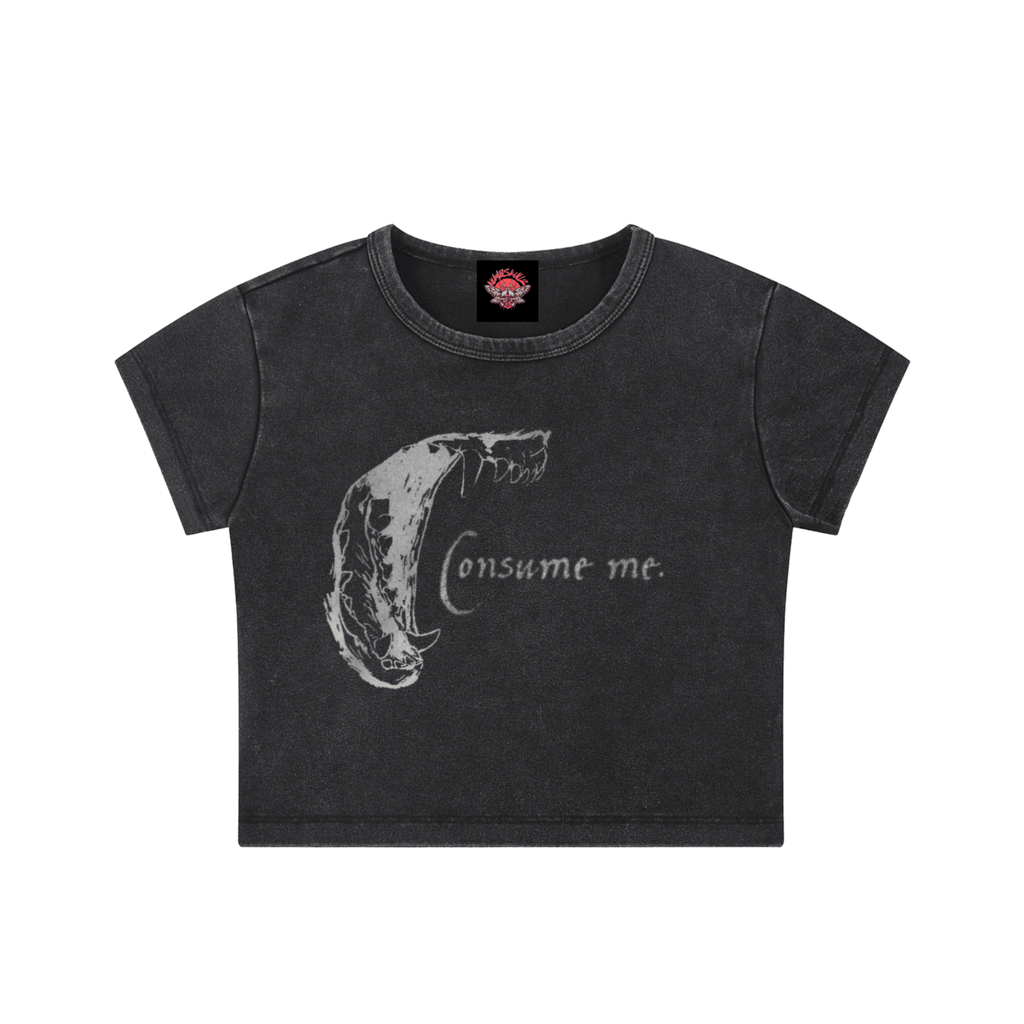 Consume Me - Crop Top - cropped - gothic - Numbskullz - Numbskullz