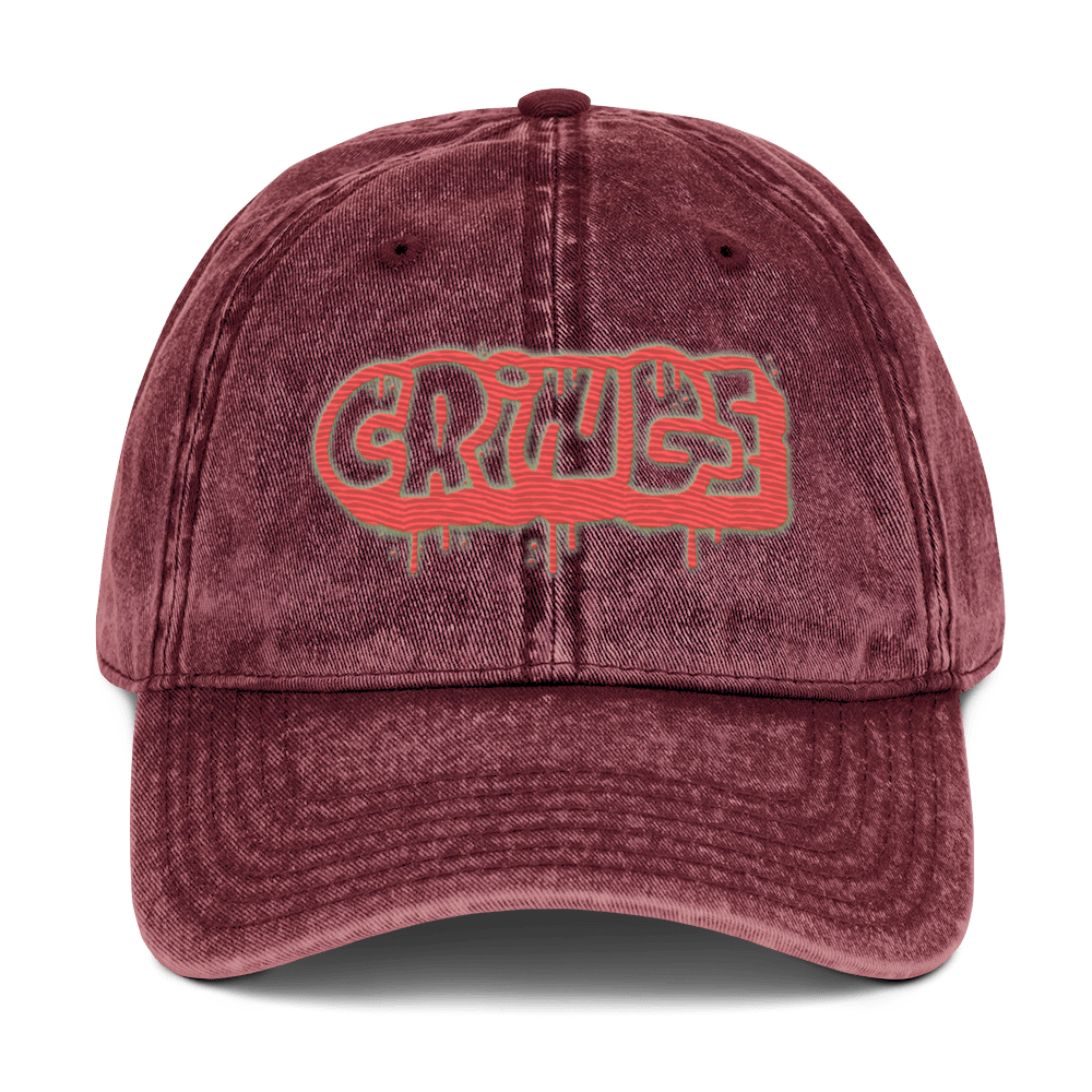 Cringe - Stonewashed Ball Cap - ballcap - baseball style hats - hats - NumbskullzKC