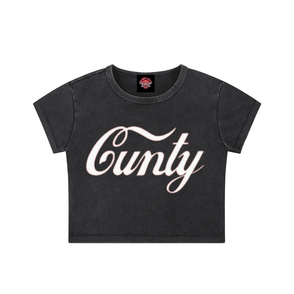 Cunty - Crop Top - cropped - feminism - humor - Numbskullz