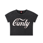 Cunty - Crop Top - cropped - feminism - humor - Numbskullz