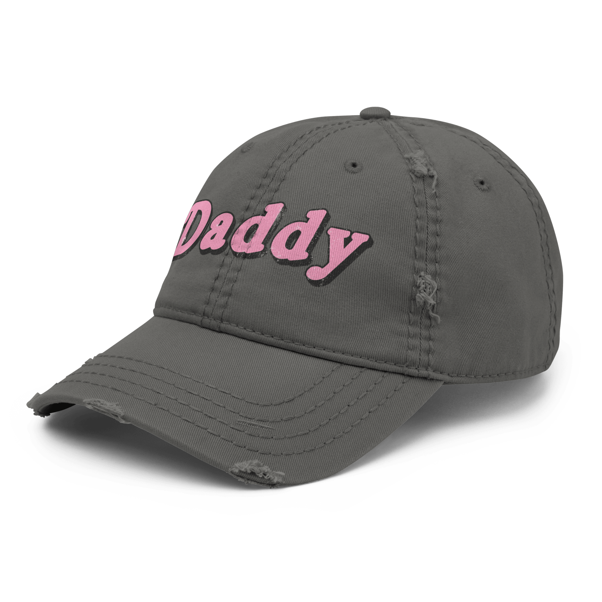 Daddy - Distressed Ball Cap - ballcap - baseball style hats - BDSM - Numbskullz