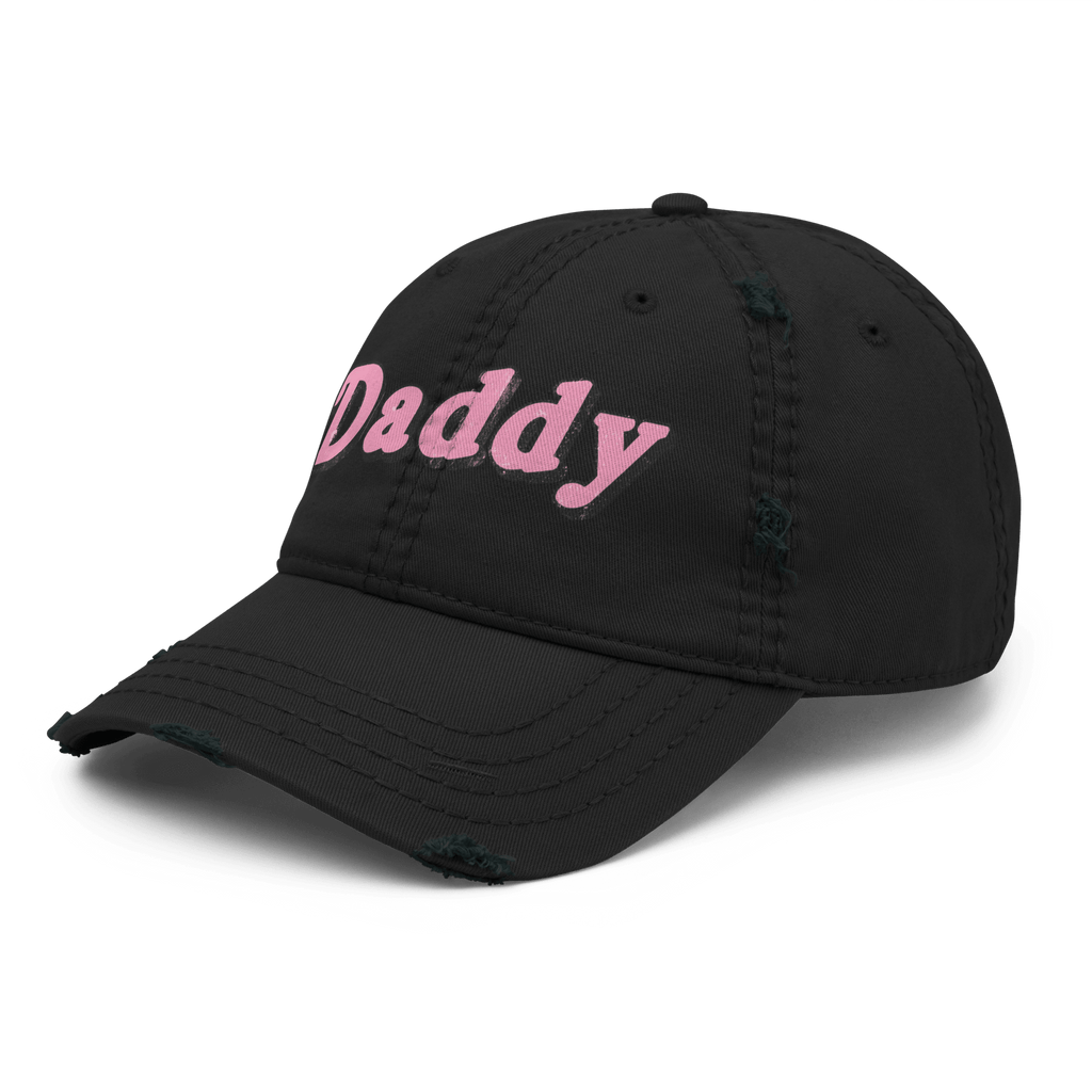 Daddy - Distressed Ball Cap - ballcap - baseball style hats - BDSM - Numbskullz