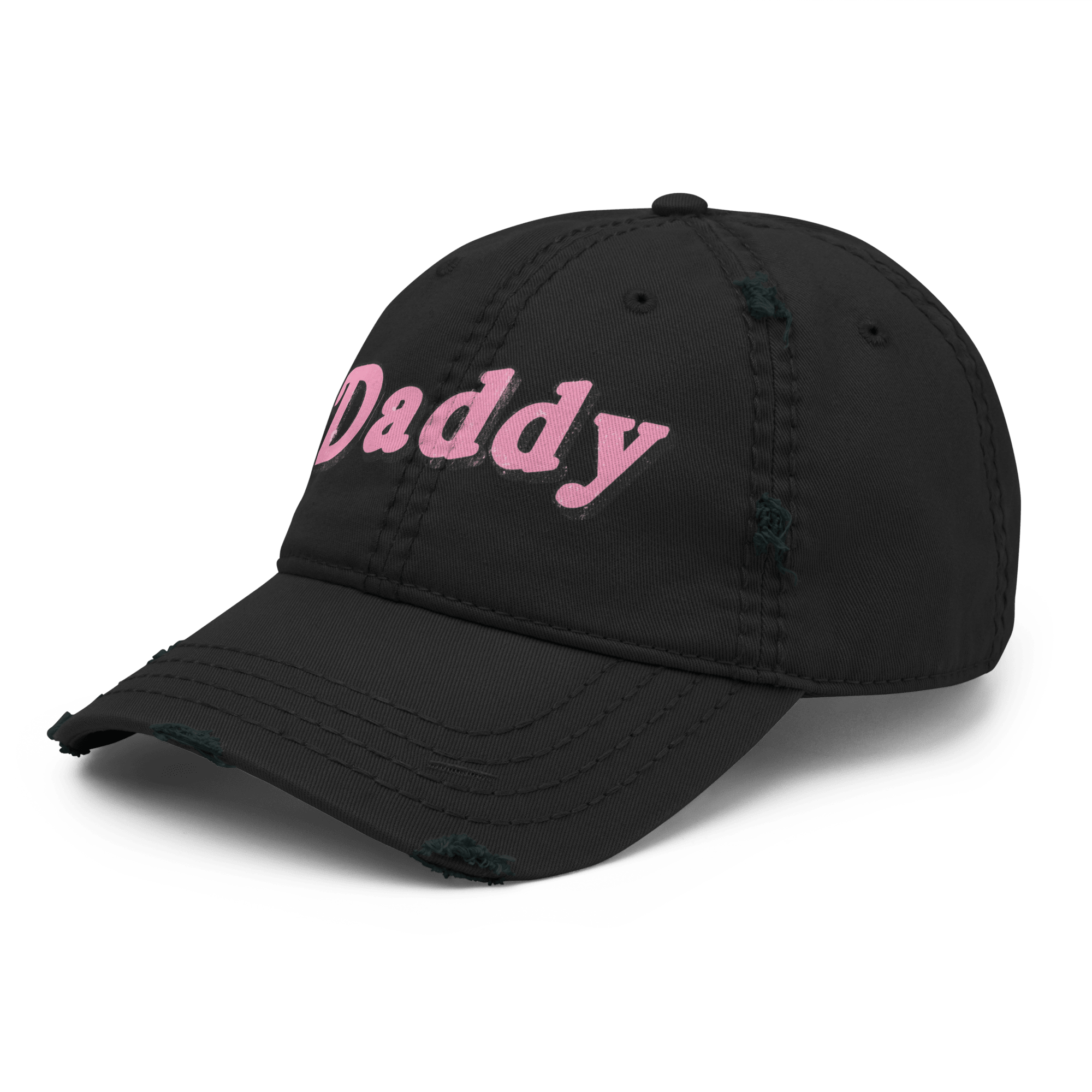 Daddy - Distressed Ball Cap - ballcap - baseball style hats - BDSM - Numbskullz