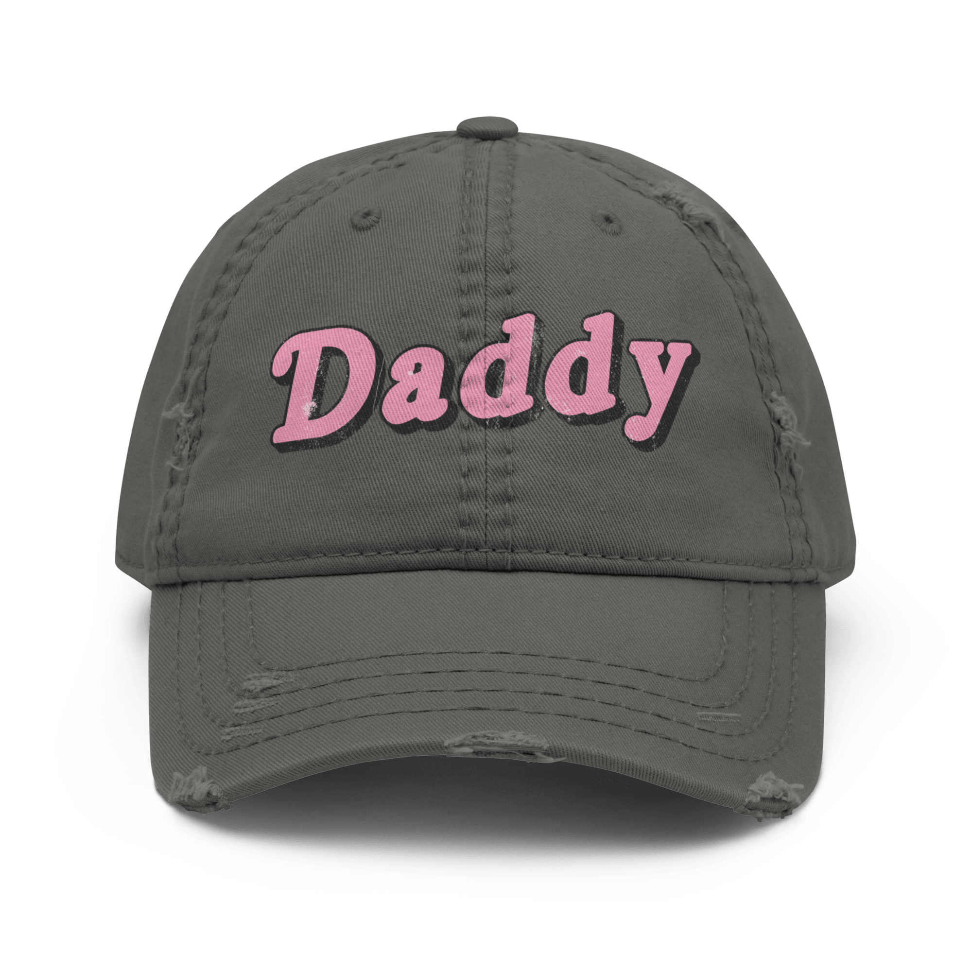Daddy - Distressed Ball Cap - ballcap - baseball style hats - BDSM - Numbskullz