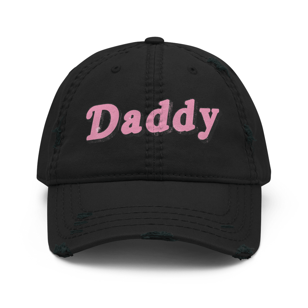 Daddy - Distressed Ball Cap - ballcap - baseball style hats - BDSM - Numbskullz