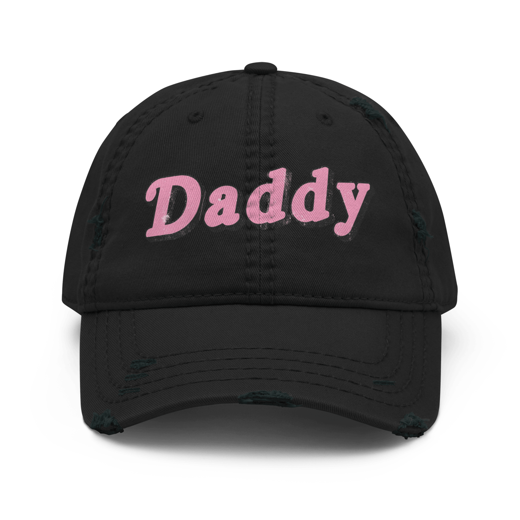 Daddy - Distressed Ball Cap - ballcap - baseball style hats - BDSM - Numbskullz