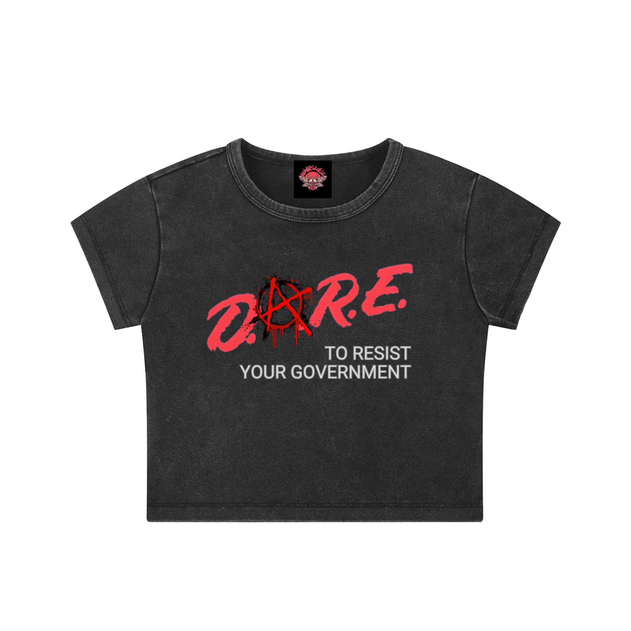 DARE to Resist - Crop Top - cropped - Numbskullz - political - Numbskullz