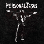Depeche Mode (Personal Jesus) - Oversized T-Shirt-80s-gothic-men's shirts-NumbskullzKC