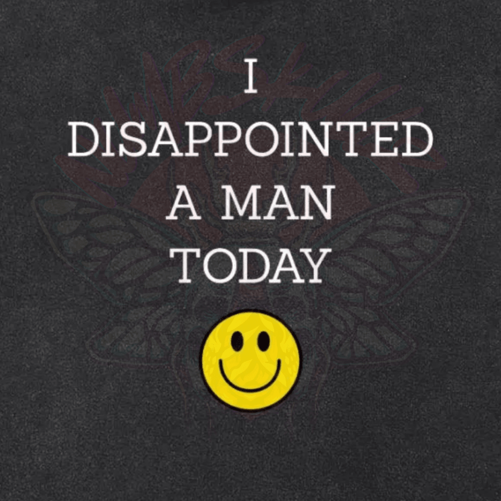 Disappoint a Man - Snow Washed Crop Top-cropped-Numbskullz-shirt-NumbskullzKC