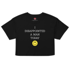 Disappoint a Man - Snow Washed Crop Top-cropped tee-humor-men's shirts-NumbskullzKC