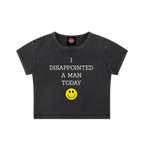 Disappointed - Crop Top - cropped - shirt - Short Sleeve - Numbskullz