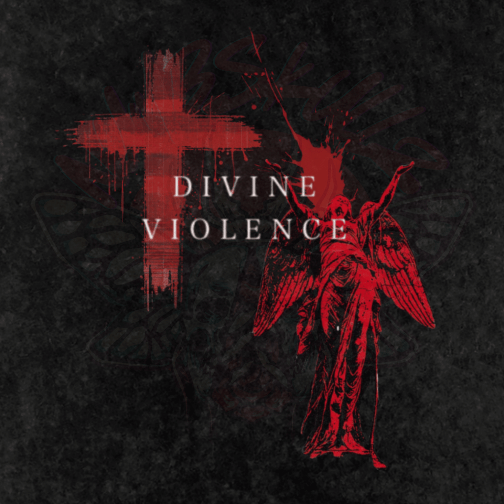 Divine Violence - Oversized T-Shirt - gothic - men's shirts - Numbskullz - Numbskullz