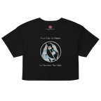 Don't Fake It - Relaxed Fit Crop Top-cropped tee-glitchcore-men's shirts-NumbskullzKC