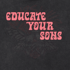 Educate Your Sons - Crop Top - cropped - shirt - Short Sleeve - Numbskullz