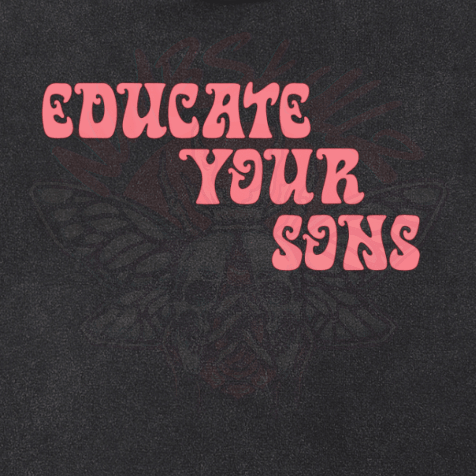 Educate Your Sons - Crop Top - cropped - shirt - Short Sleeve - Numbskullz