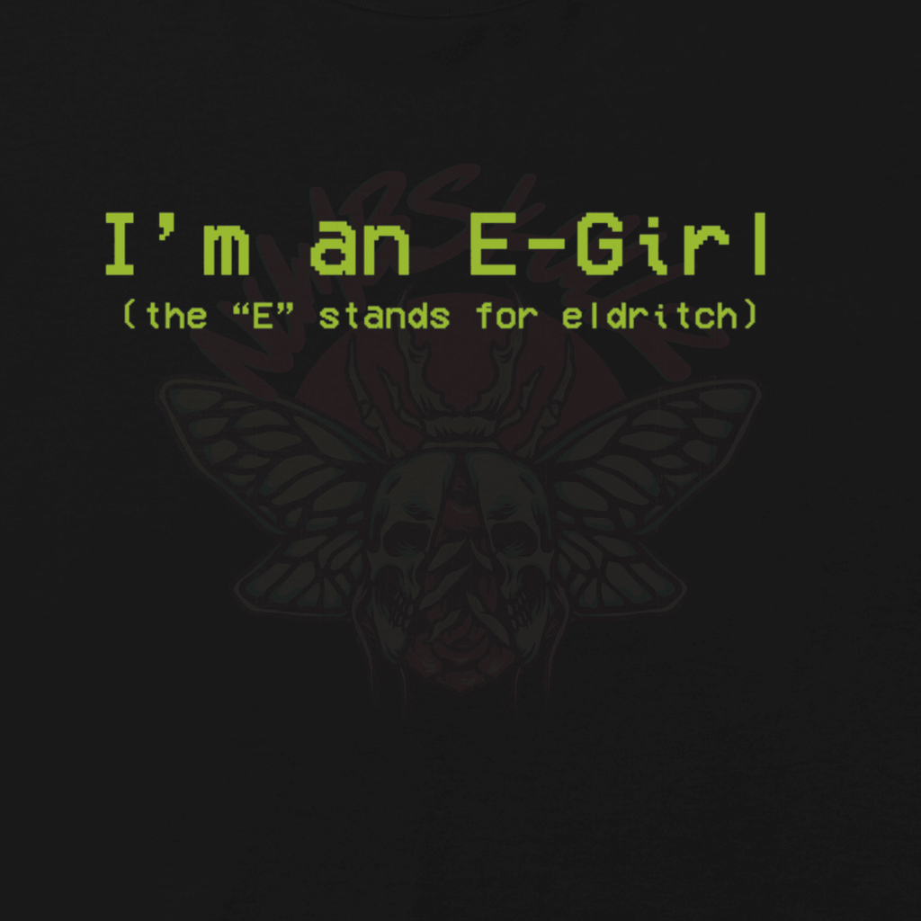 Eldritch-Girl - Relaxed Crop Top-humor-Numbskullz-relaxed fit-NumbskullzKC