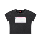 Emotional Tech Support - Snow Washed Crop Top-cropped-Numbskullz-shirt-NumbskullzKC