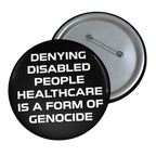 End Ableism - Pin Button-accessories-disability awareness-human rights-NumbskullzKC