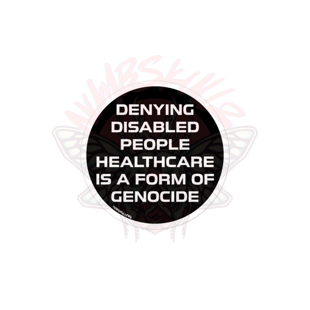 End Ableism - Vinyl Sticker-accessories-activism-disability awareness-NumbskullzKC