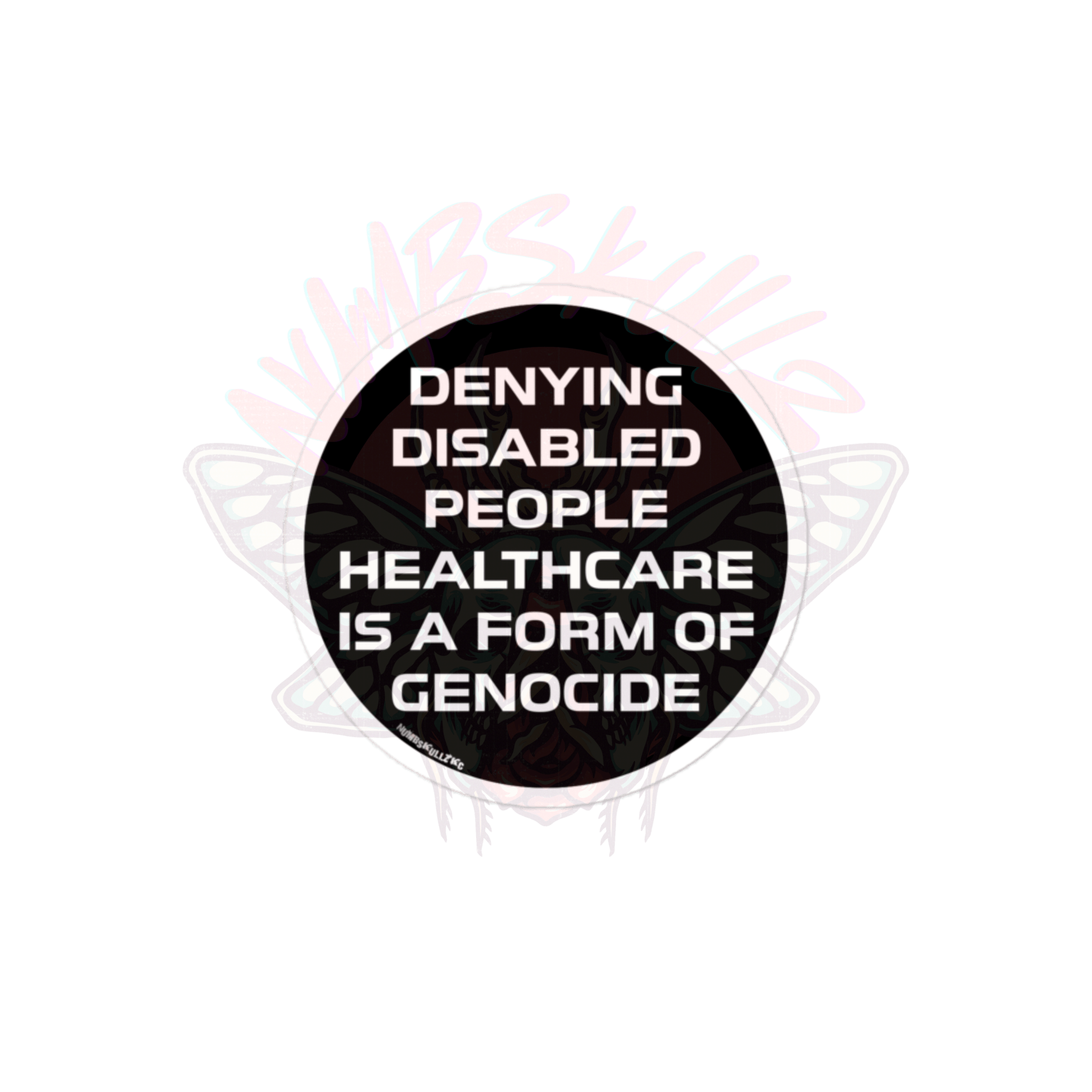 End Ableism - Vinyl Sticker-accessories-activism-disability awareness-NumbskullzKC