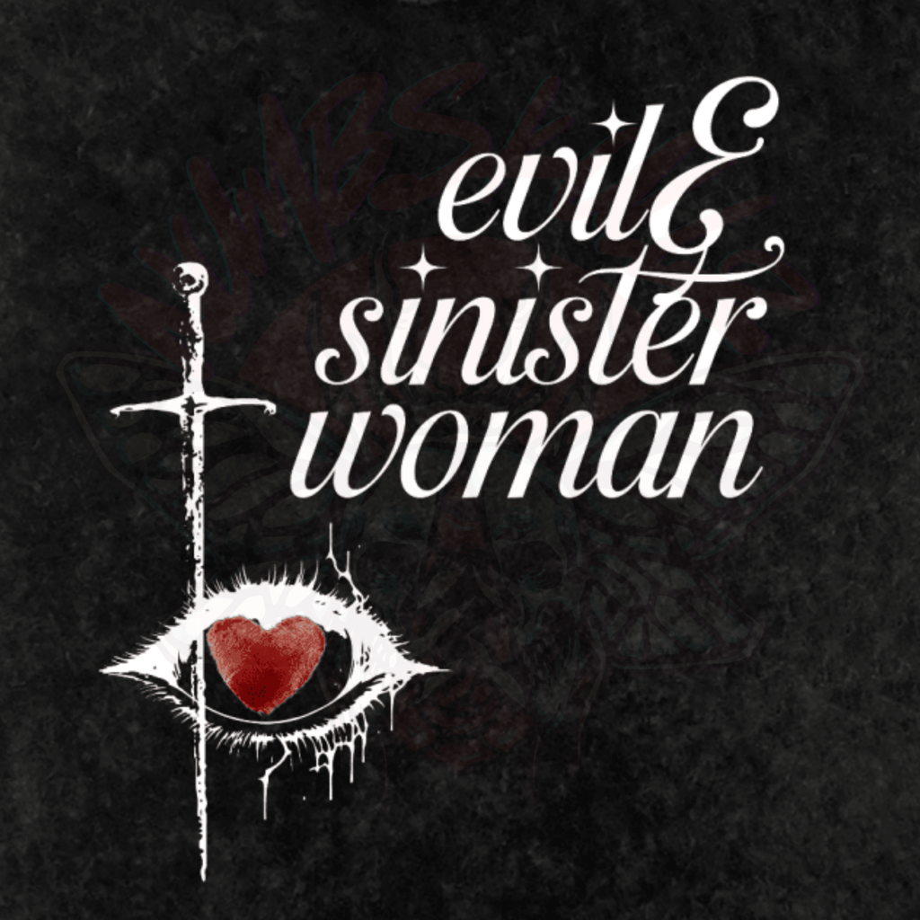 Evil Sinister Woman - Oversized T-Shirt - feminism - gothic - men's shirts - Numbskullz