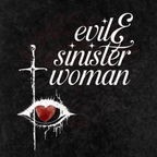 Evil Sinister Woman - Oversized T-Shirt - feminism - gothic - men's shirts - Numbskullz