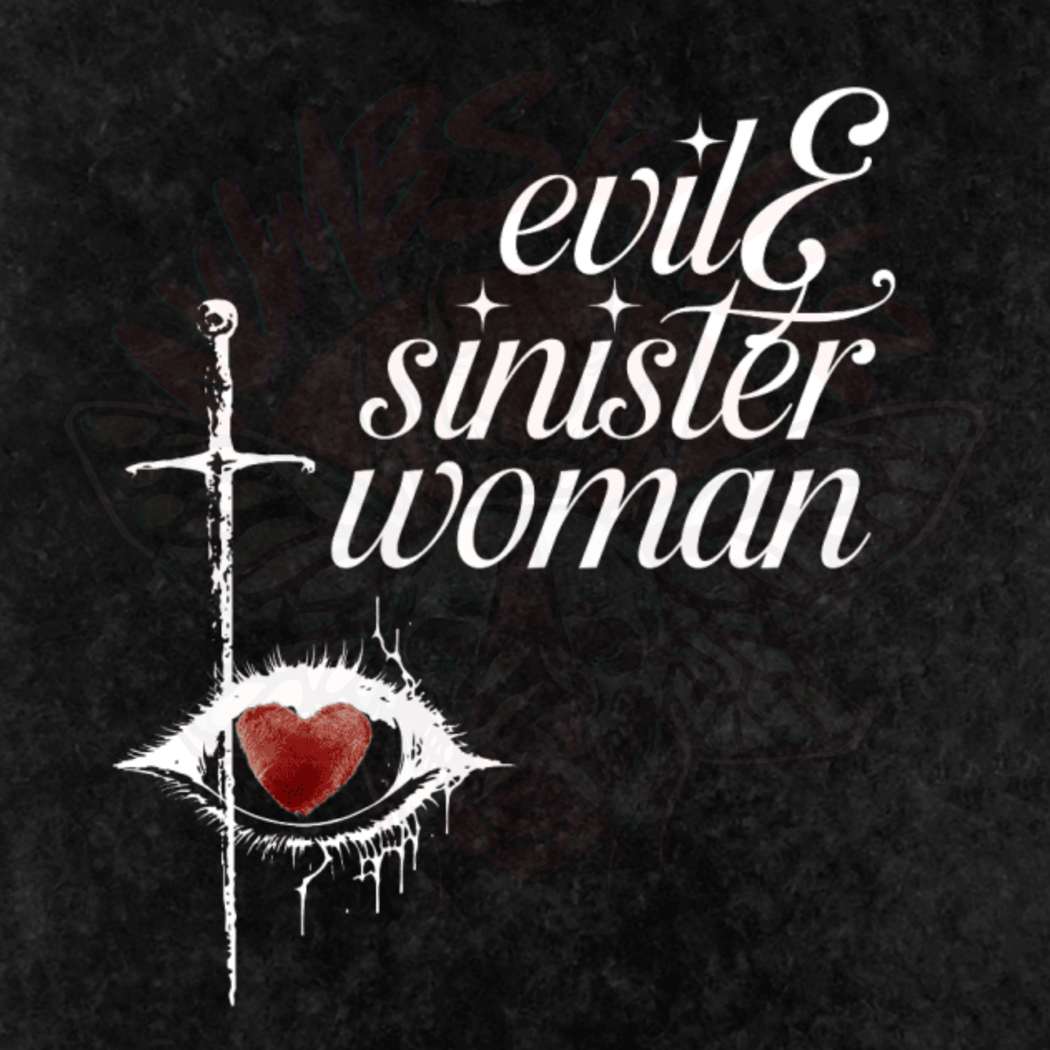 Evil Sinister Woman - Oversized T-Shirt - feminism - gothic - men's shirts - Numbskullz