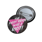 First PRIDE Was a Riot - Pin Button [LIMITED] - 80s - accessories - button pins - Numbskullz