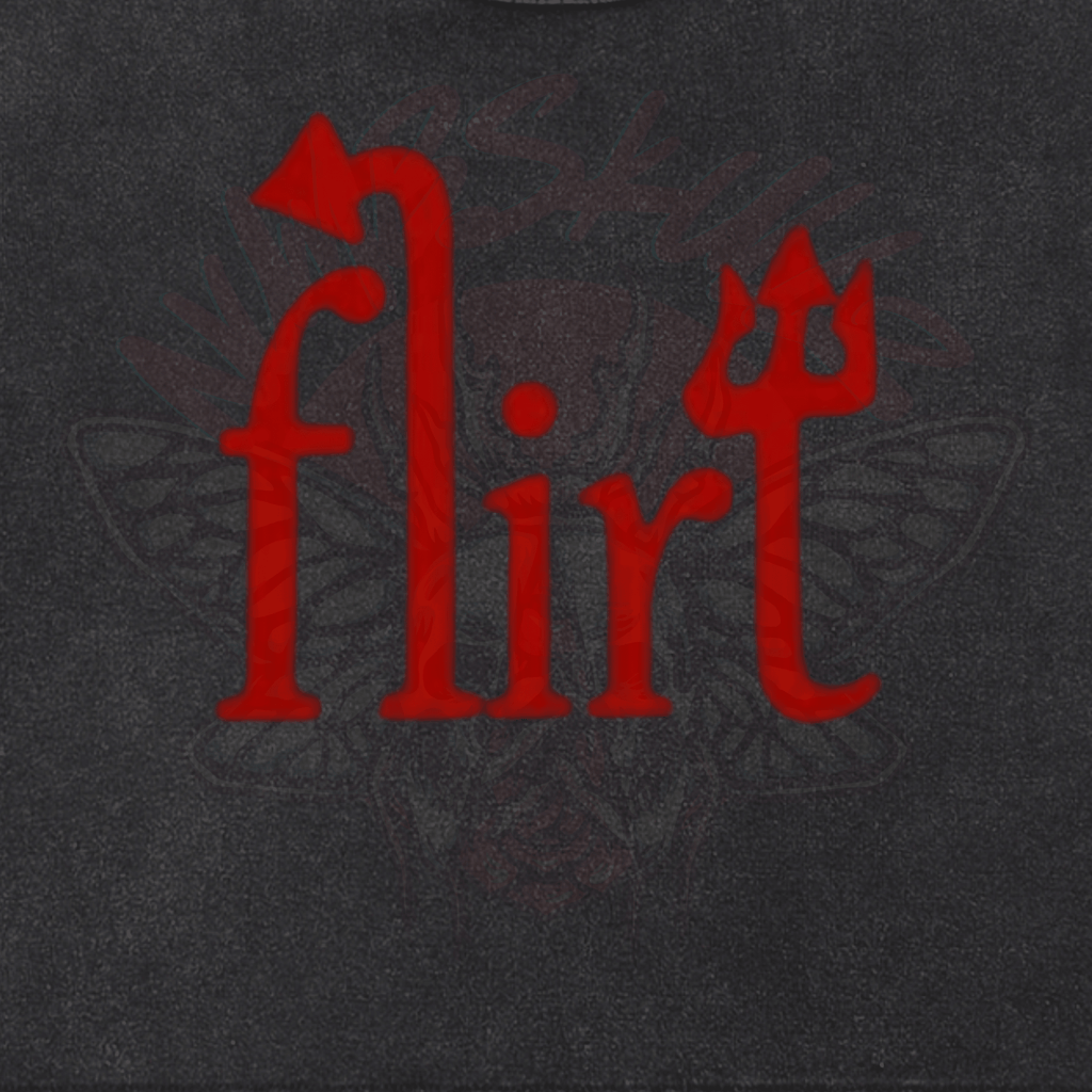 Flirty Little Devil - Crop Top - cropped - gothic - Numbskullz - Numbskullz