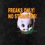 Freaks Only - Snow Washed Crop Top [LIMITED] - cropped - glitchcore - humor - NumbskullzKC