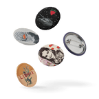 Free Palestine - Set of 5 Pin Buttons [250 COLLECTION]-button pins-Numbskullz-pin button-NumbskullzKC