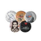Free Palestine - Set of 5 Pin Buttons [250 COLLECTION]-button pins-Numbskullz-pin button-NumbskullzKC