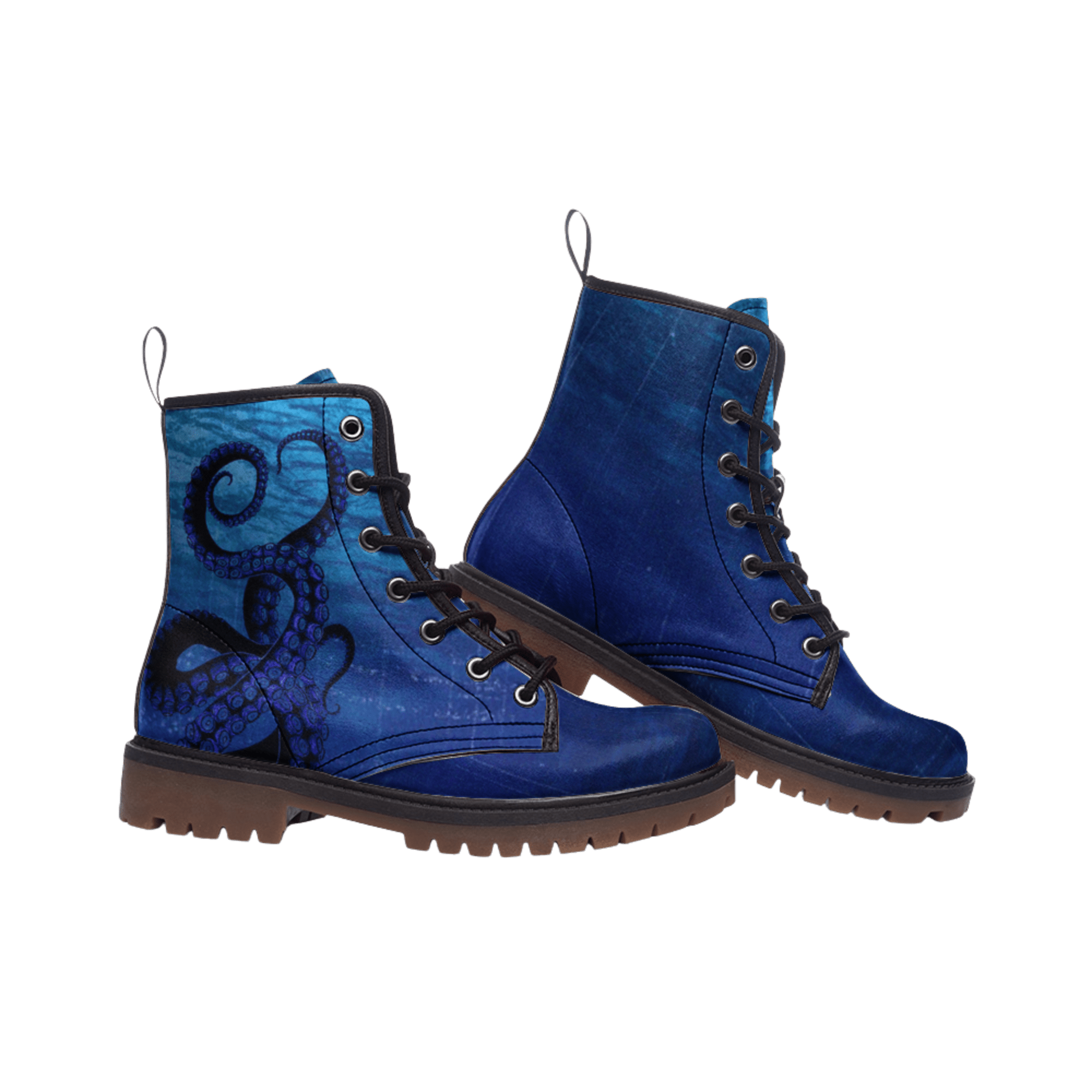 From the Deep - Combat Boots-animal-boots-glitchcore-NumbskullzKC
