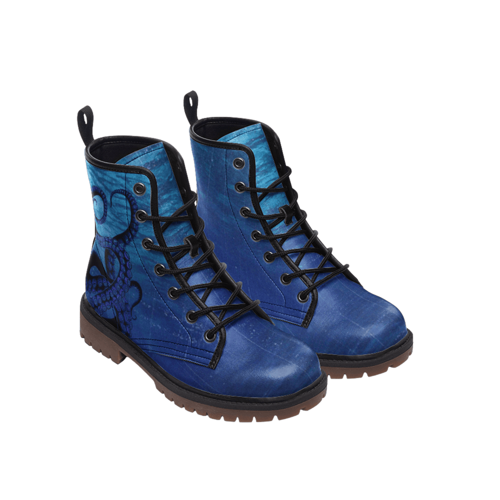 From the Deep - Combat Boots-animal-boots-glitchcore-NumbskullzKC