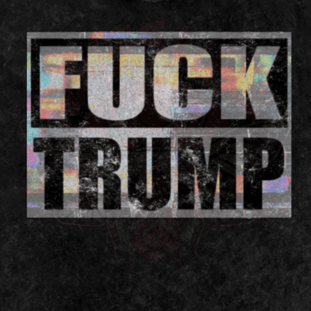 FUCK TRUMP - Oversized T-Shirt [LIMITED 250]-activism-glitchcore-men's shirts-NumbskullzKC