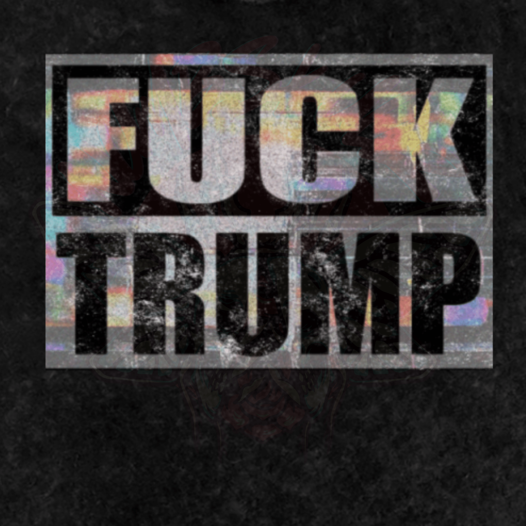 FUCK TRUMP - Oversized T-Shirt [LIMITED 250]-activism-glitchcore-men's shirts-NumbskullzKC