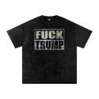 FUCK TRUMP - Oversized T-Shirt [LIMITED 250]-activism-glitchcore-men's shirts-NumbskullzKC