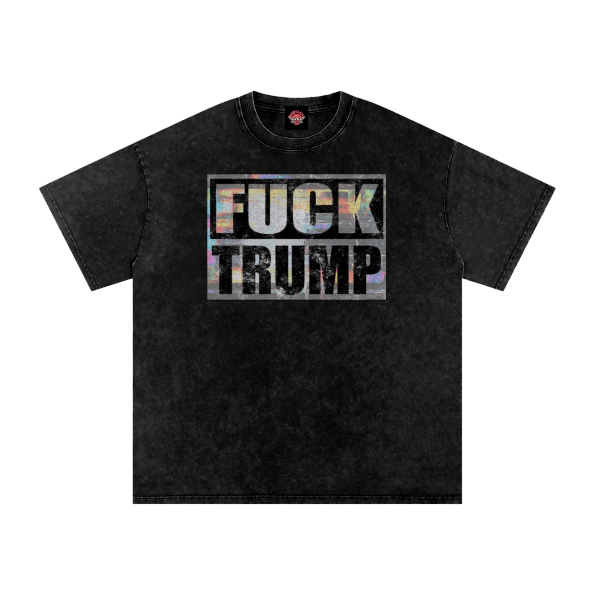 FUCK TRUMP - Oversized T-Shirt [LIMITED 250]-activism-glitchcore-men's shirts-NumbskullzKC