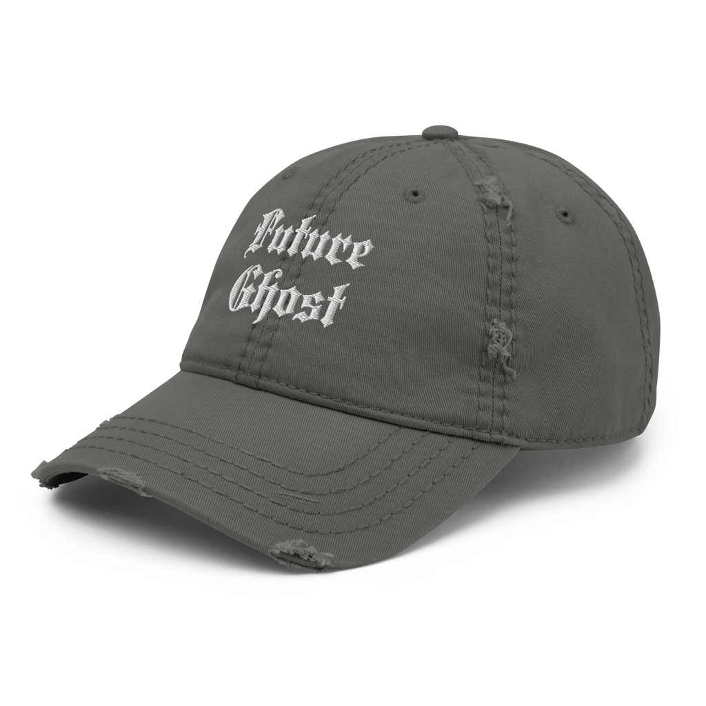 Future Ghost - Distressed Adjustable Ball Cap - ballcap - baseball style hats - hats - Numbskullz