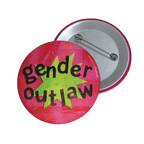 Gender Outlaw - Pin Button [LIMITED] - accessories - decorative pins - glitchcore - Numbskullz